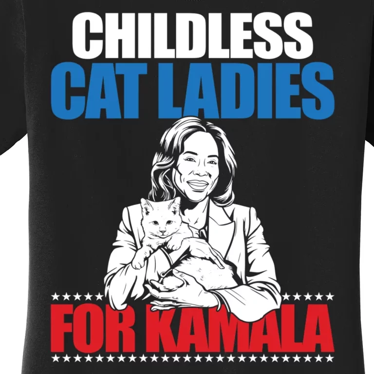 Childless Cat Ladies For Kamala Women's T-Shirt