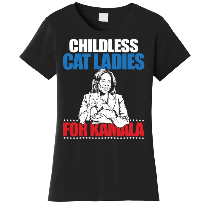 Childless Cat Ladies For Kamala Women's T-Shirt