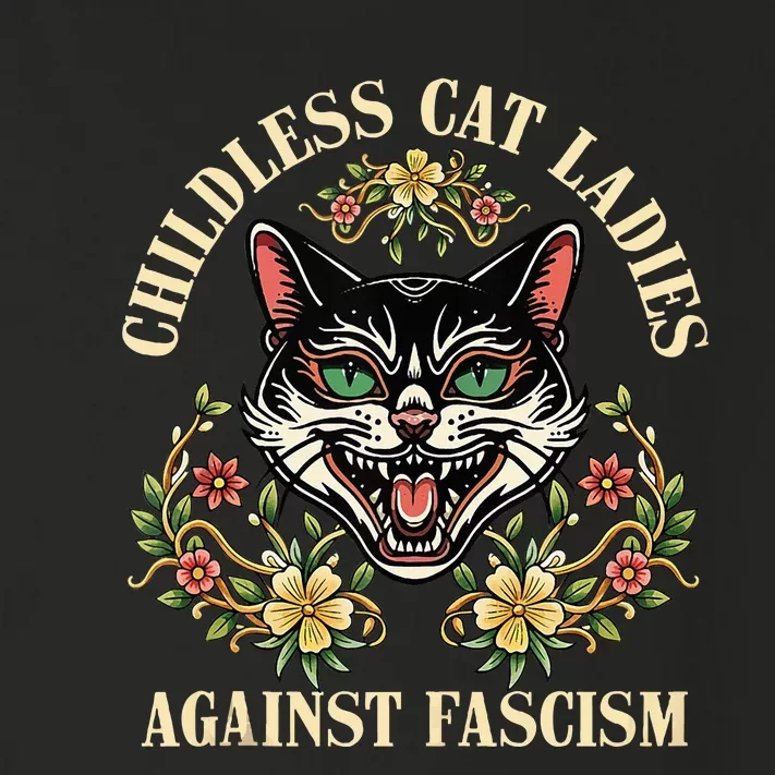 Childless Cat Ladies Against Fascism Toddler Long Sleeve Shirt