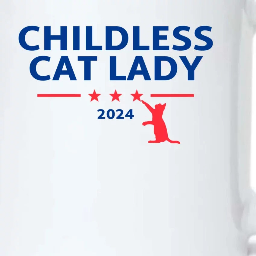 Childless Cat Lady 2024 Childless Cat Lady Black Color Changing Mug