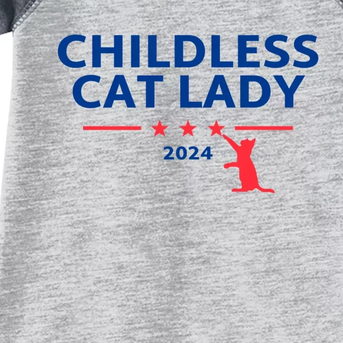 Childless Cat Lady 2024 Childless Cat Lady Infant Baby Jersey Bodysuit