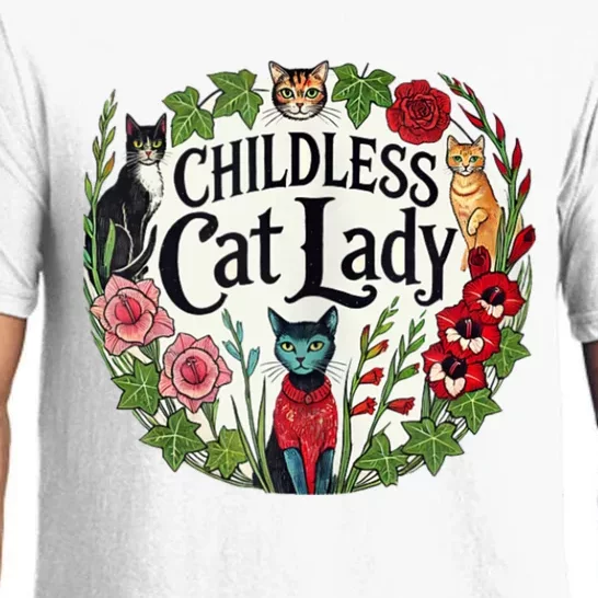 Childless Cat Ladies Against Fascism Pajama Set