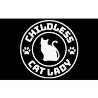 Childless Cat Lady Funny Cat Lover Bumper Sticker