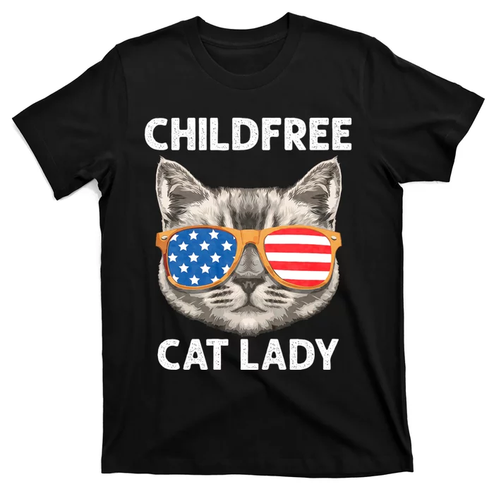 Childfree Cat Lady For Cat Mom Women Cat Lady T-Shirt