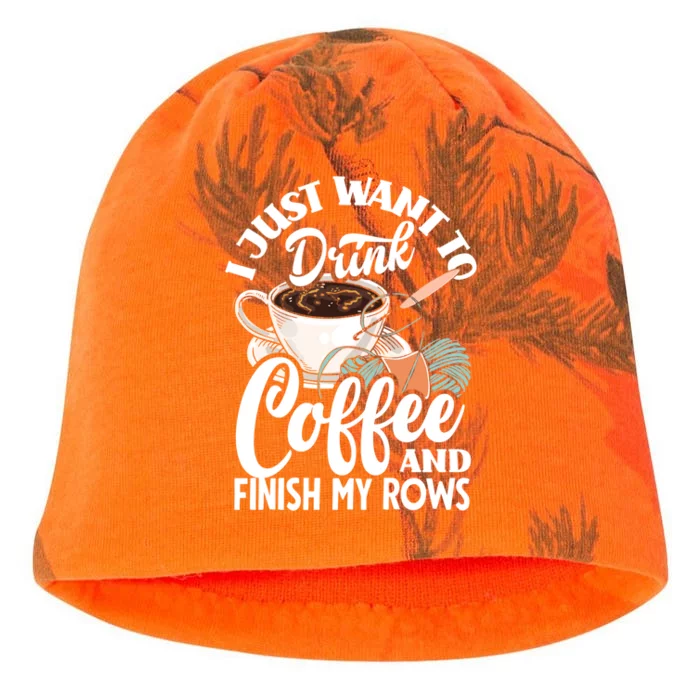 Crochet Coffee Lover Cute Crocheting Gift Kati - Camo Knit Beanie