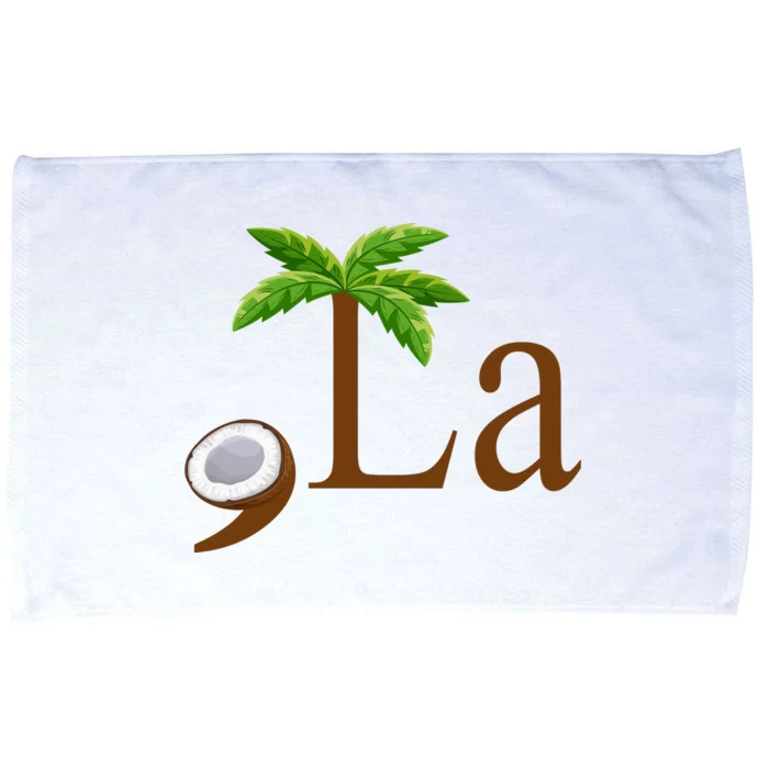 Coconut Comma + La Kamala Harris 2024 President Election Microfiber Hand Towel