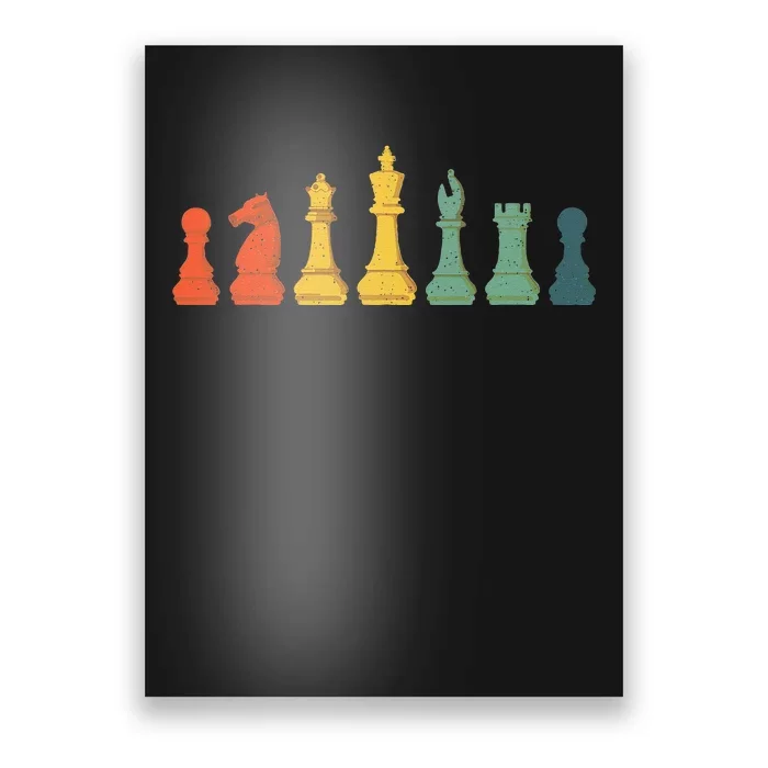 Cool Chess Lover Art Chess Players Novelty Poster