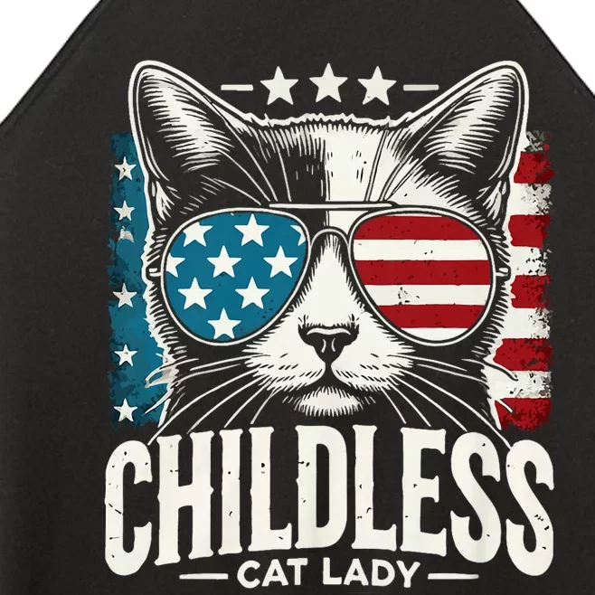 Childless Cat Lady 2024 Women’s Perfect Tri Rocker Tank