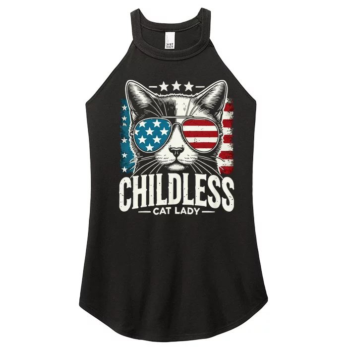 Childless Cat Lady 2024 Women’s Perfect Tri Rocker Tank