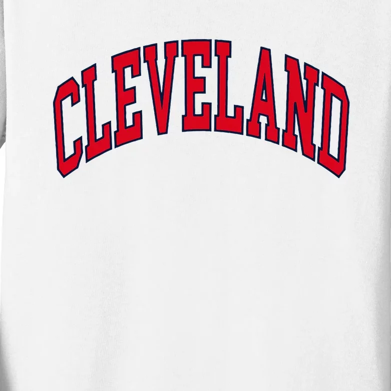 Cleveland Kids Long Sleeve Shirt