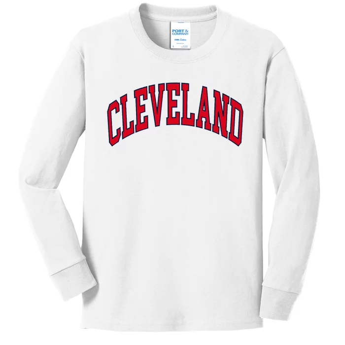 Cleveland Kids Long Sleeve Shirt