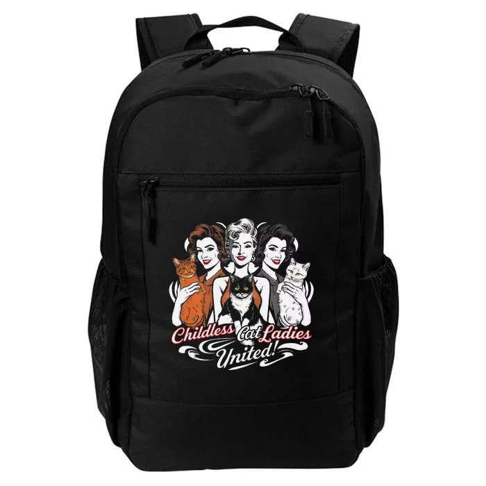 Childless Cat Ladies United Funny Democrat Political Daily Commute Backpack