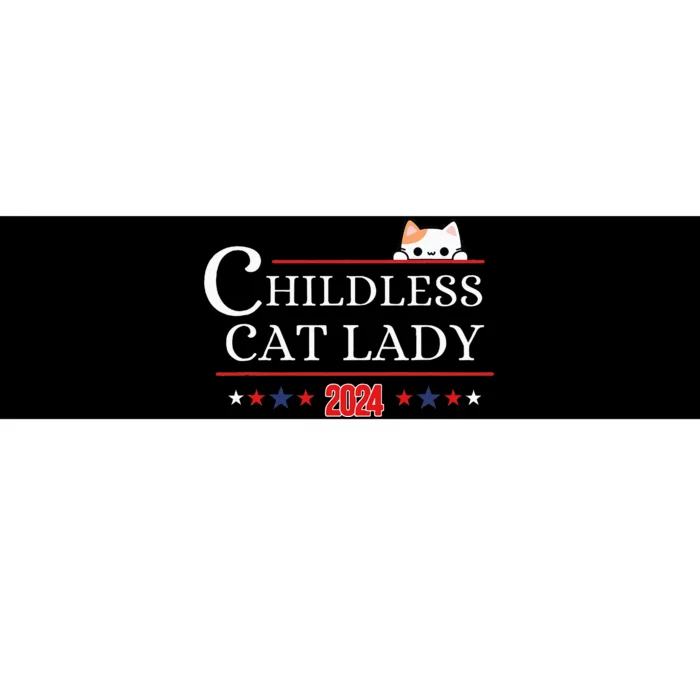 Childless Cat Lady 2024 Bumper Sticker