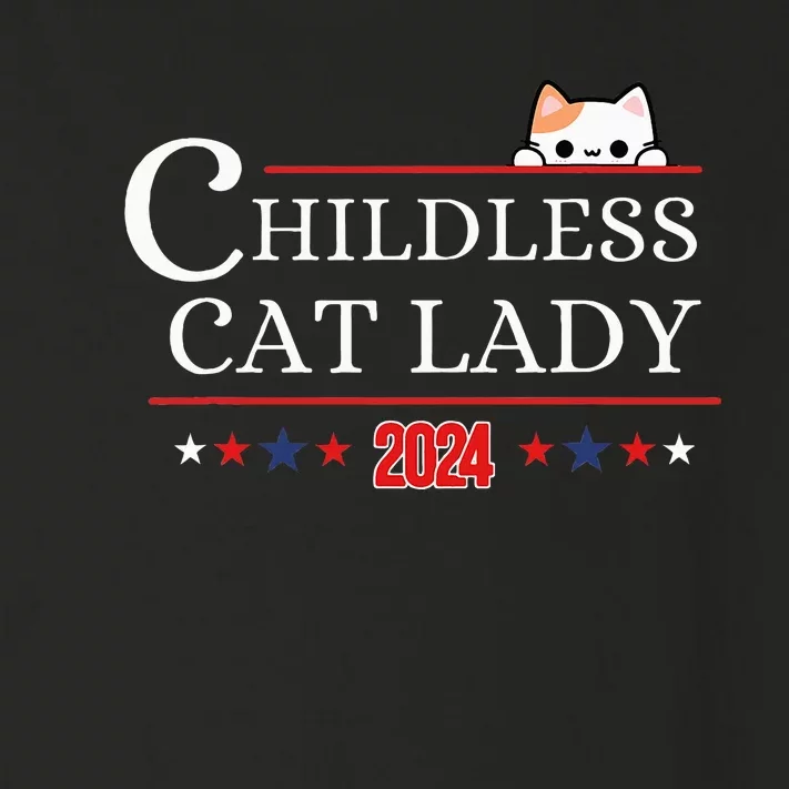 Childless Cat Lady 2024 Toddler Long Sleeve Shirt