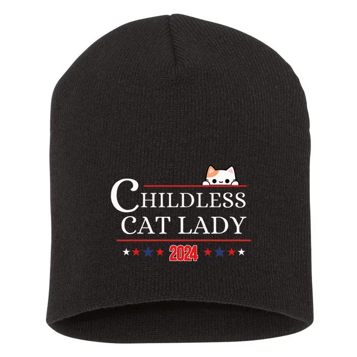 Childless Cat Lady 2024 Short Acrylic Beanie