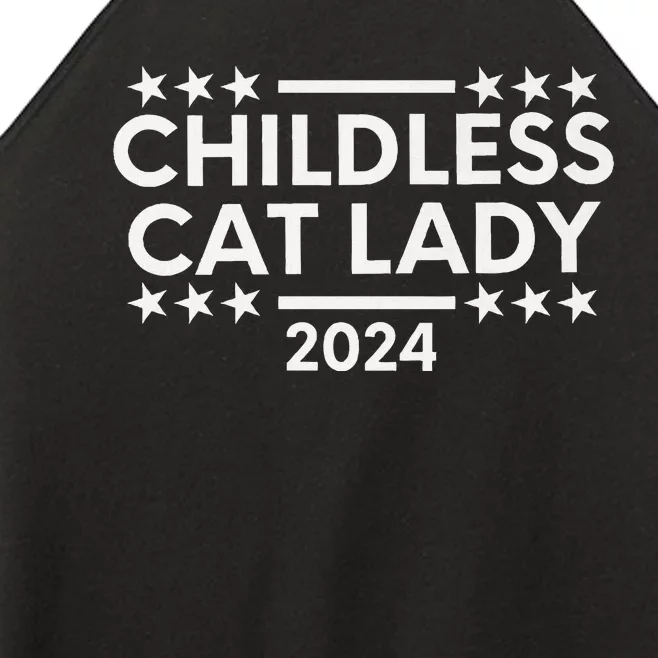 Childless Cat Lady 2024 Women’s Perfect Tri Rocker Tank