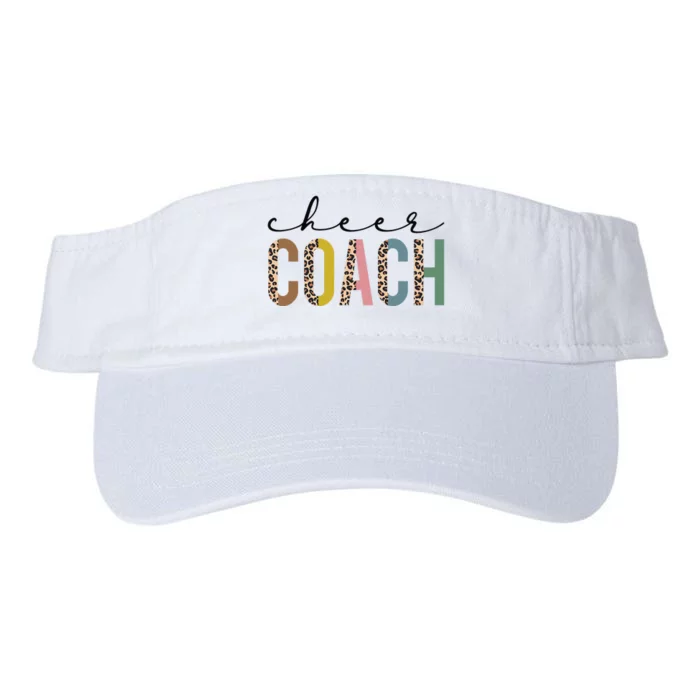 Cheer Coach Leopard Cheerleading Props Cute Cheer For Coach Valucap Bio-Washed Visor