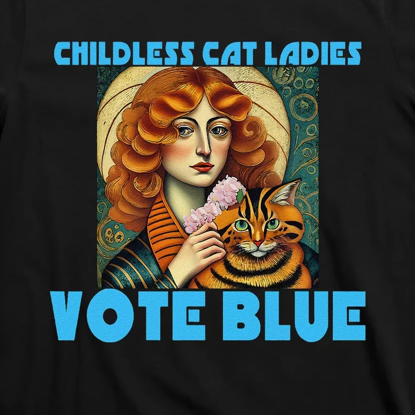 Childless Cat Ladies Vote Blue Gift T-Shirt