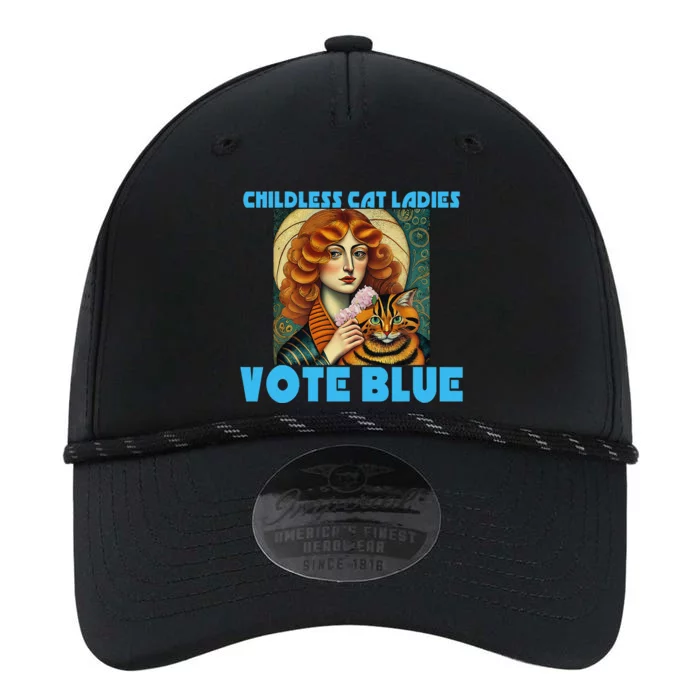 Childless Cat Ladies Vote Blue Gift Performance The Dyno Cap