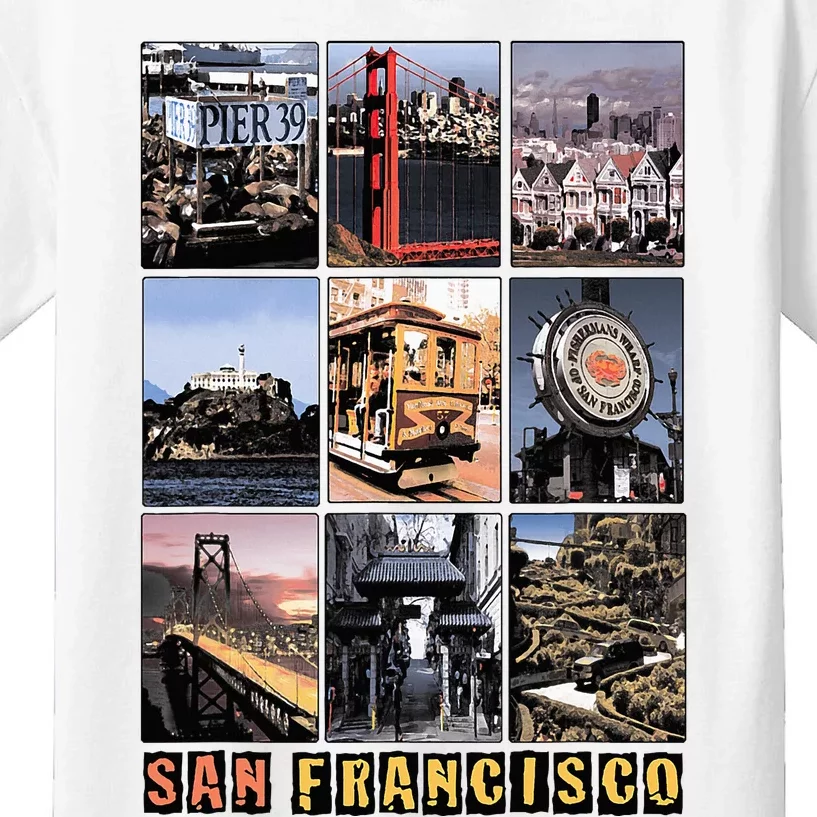 California Cali Life Los Angeles San Francisco Kids T-Shirt