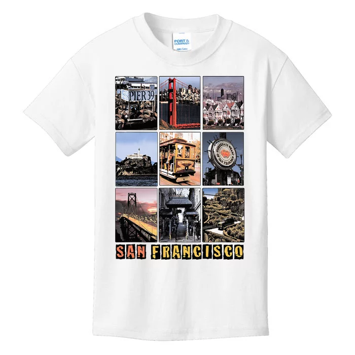 California Cali Life Los Angeles San Francisco Kids T-Shirt