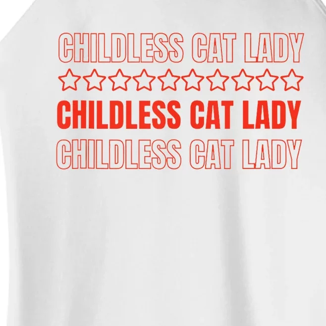 Childless Cat Lady Funny Kitty Cute Thank You Women’s Perfect Tri Rocker Tank