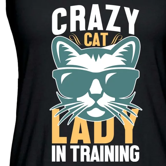 Crazy Cat Lady Ladies Essential Flowy Tank