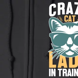 Crazy Cat Lady Full Zip Hoodie