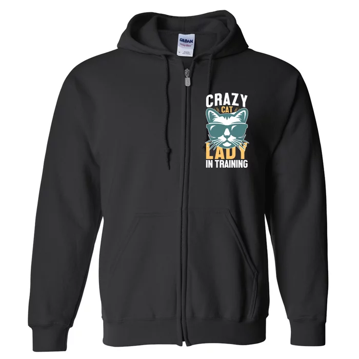 Crazy Cat Lady Full Zip Hoodie