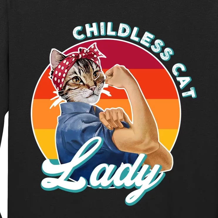 Childless Cat Lady Tall Long Sleeve T-Shirt