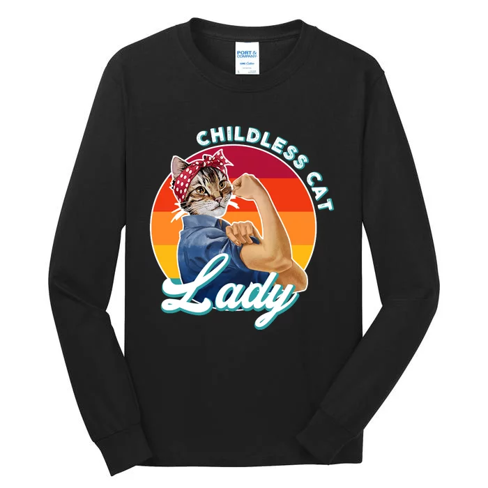 Childless Cat Lady Tall Long Sleeve T-Shirt