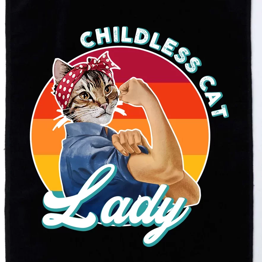 Childless Cat Lady Platinum Collection Golf Towel