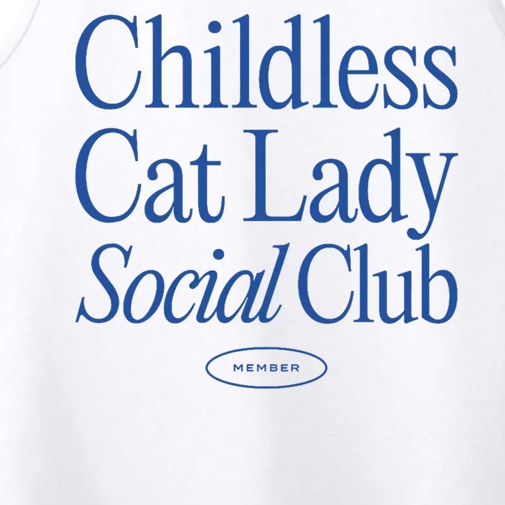 Childless Cat Lady Social Club Quiet Luxury Aesthetic Performance Tank