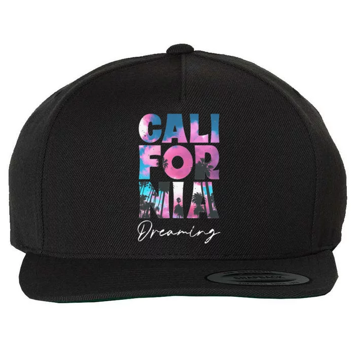 California Cali Lover Visiting California Wool Snapback Cap