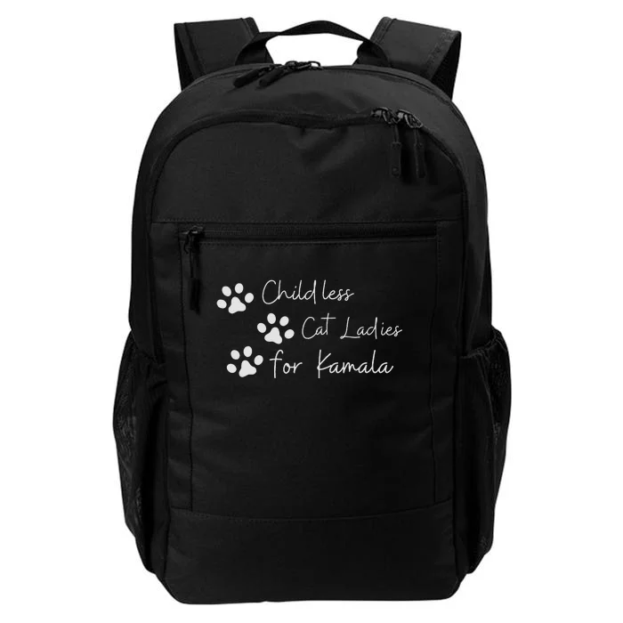 Childless Cat Ladies For Kamala Harris Funny Pro Kamala Daily Commute Backpack