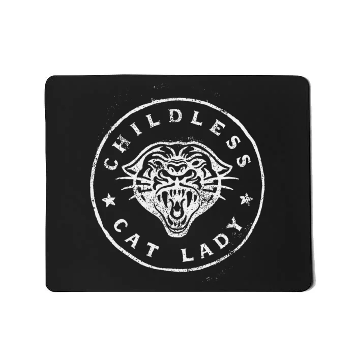 Childless Cat Lady Gift Mousepad