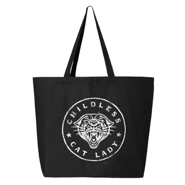 Childless Cat Lady Gift 25L Jumbo Tote