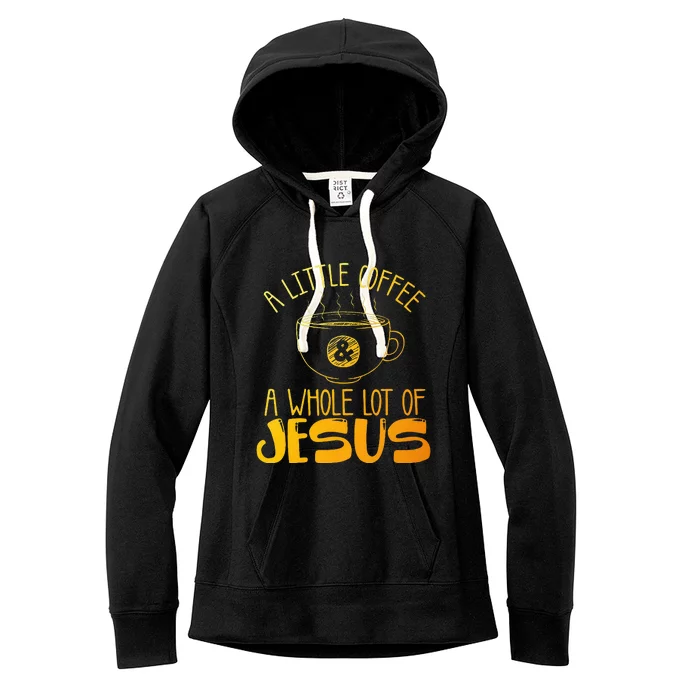 Christian Coffee Lover Women's Fleece Hoodie