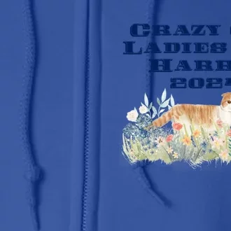 Crazy Cat Ladies For Harris Gift Full Zip Hoodie