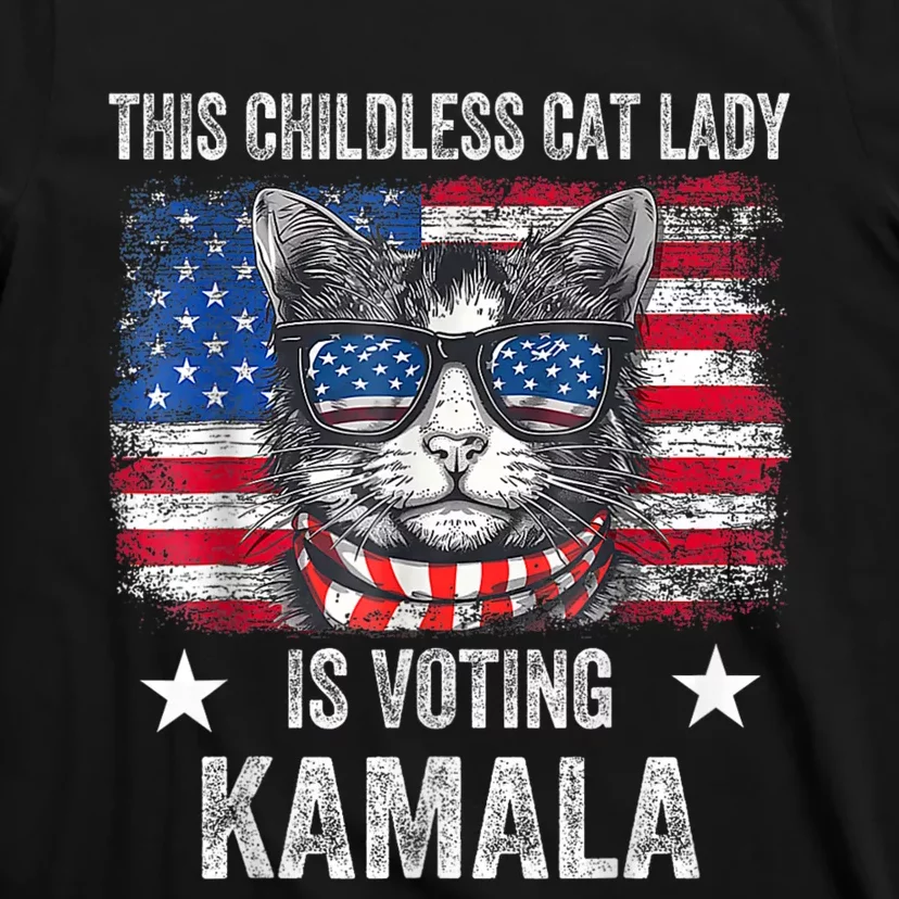 Childless Cat Lady 2024 T-Shirt