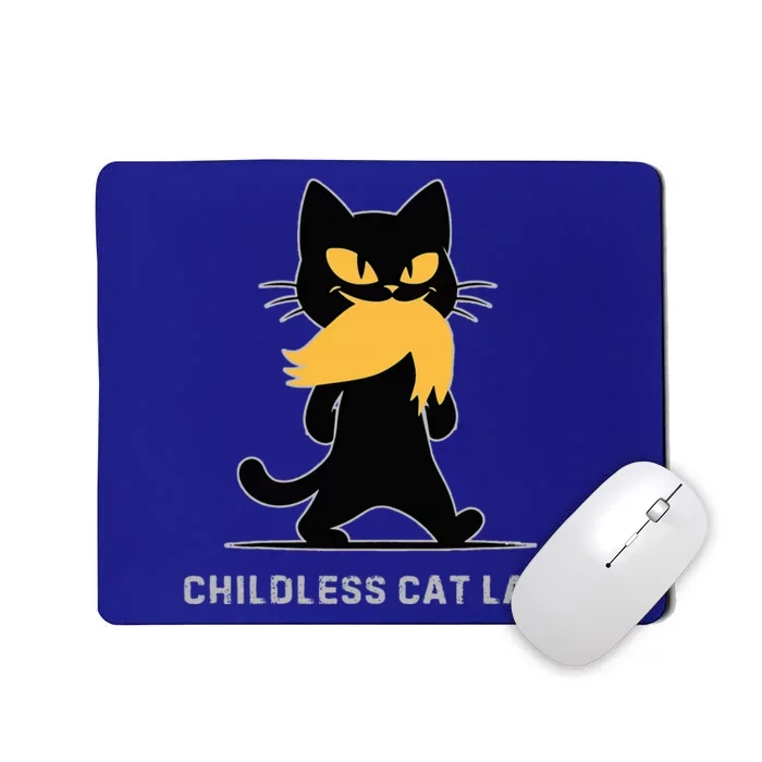 Childless Cat Lady Kamala Harris 2024 47 47th President Win Mousepad