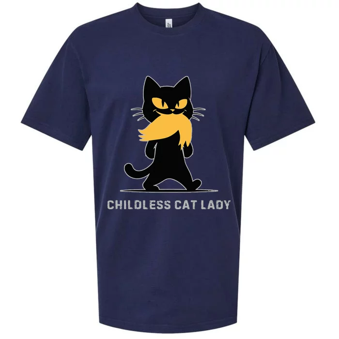 Childless Cat Lady Kamala Harris 2024 47 47th President Win Sueded Cloud Jersey T-Shirt