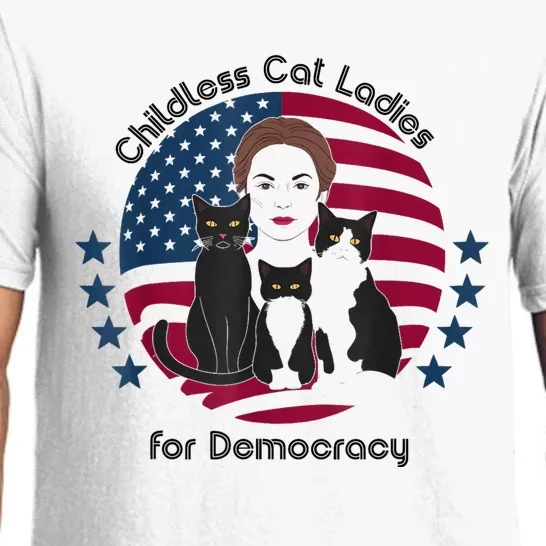 Childless Cat Ladies For Democracy Pajama Set