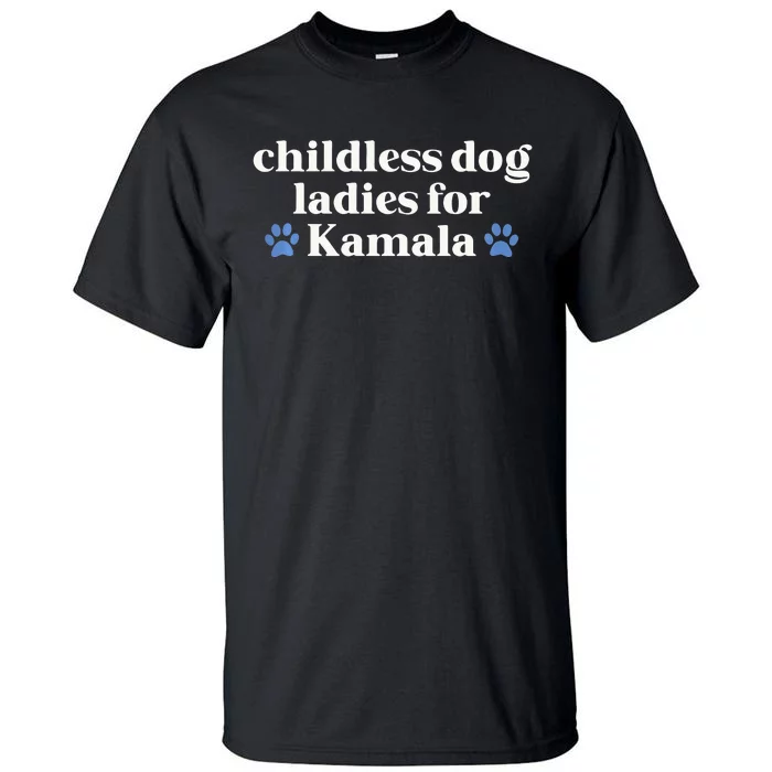 Childless Cat Lady For Kamala Harris Madam President 2024 Tank Top Tall T-Shirt