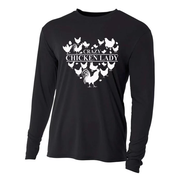 Crazy Chicken Lady Cooling Performance Long Sleeve Crew