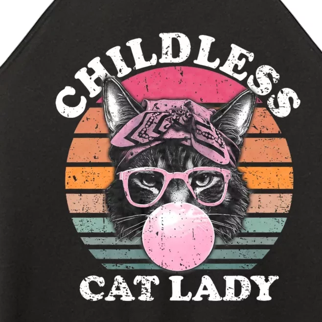 Childless Cat Lady 2024 For President Women’s Perfect Tri Rocker Tank