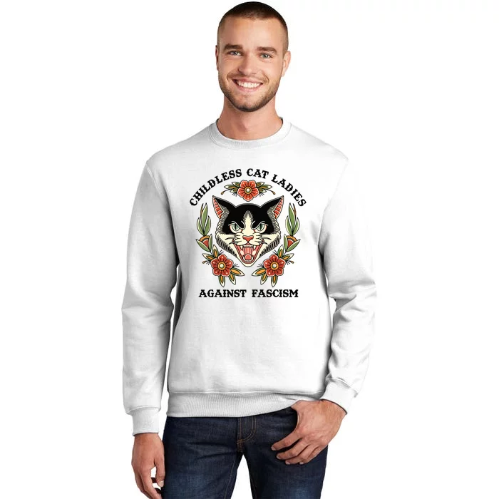 Childless Cat Ladies Against Fascism Sweatshirt