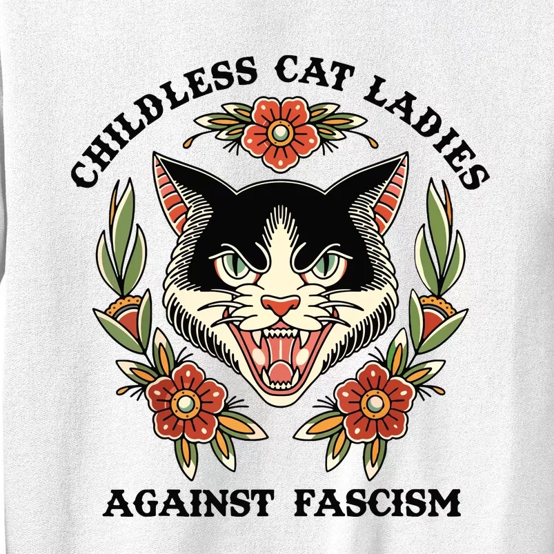 Childless Cat Ladies Against Fascism Sweatshirt