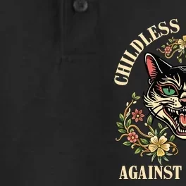 Childless Cat Ladies Against Fascism Dry Zone Grid Performance Polo