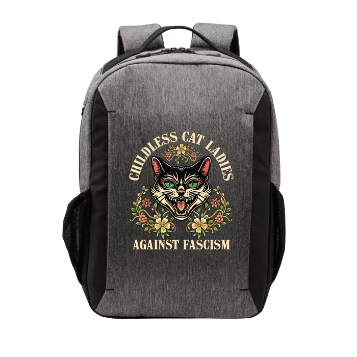 Childless Cat Ladies Against Fascism Vector Backpack